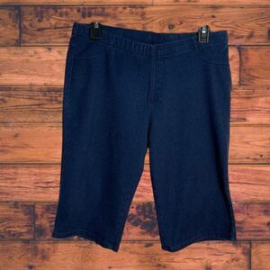 5 for $25🔥Faded Glory Dark Wash Cropped Jegging Pants Large (12-14)